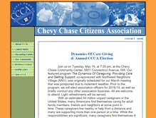 Tablet Screenshot of chevychasecitizens.org